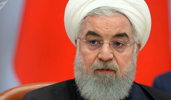 عاجل: الرئيس الايراني ”حسن روحاني“ يدعو لهدنة في اليمن تمهيدا لايقاف الحرب