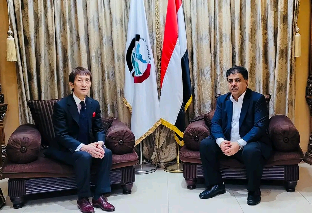 رئيس الائتلاف الجنوبي يلتقي القائم بأعمال السفير الياباني - تحدث عن اهم ركائز السلام في اليمن