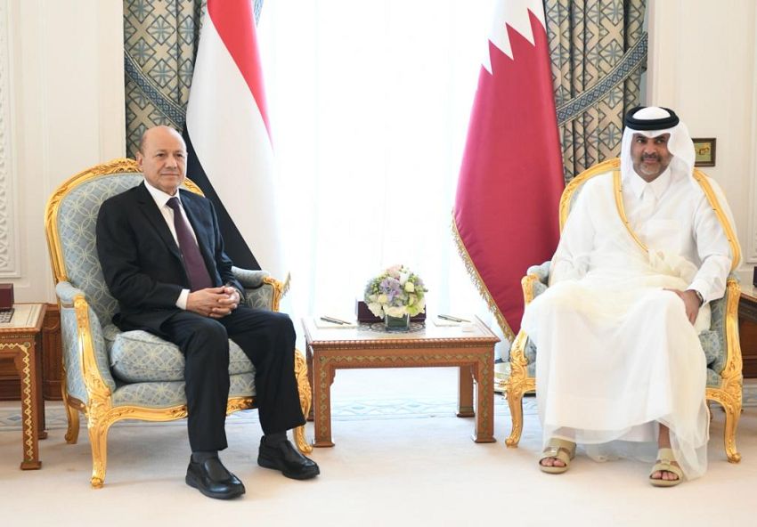 الإعلان عن أول ثمار زيارة الرئيس العليمي ونوابه الى دولة قطر