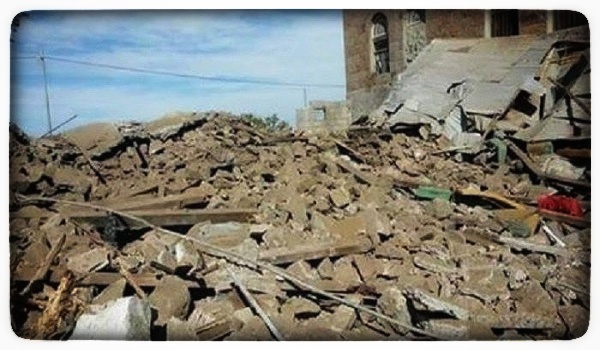 مليشيا الحوثي تُفجّر منزل مواطن بمحافظة تعز