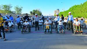 إحتفاء باليوم العالمي لذوي الاحتياجات الخاصة محافظة مأرب  تكريم 400 معاق حركيا