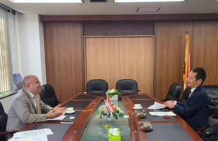 سفير اليمن في اليابان يبحث مع الوكالة اليابانية للتعاون الدولي توسيع مشاريعها في اليمن