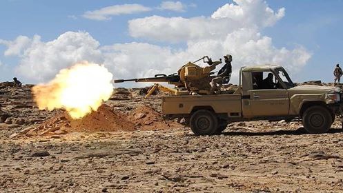 الجيش الوطني يفتك بأربعة أنساق هجومية حوثية بمحافظة الجوف