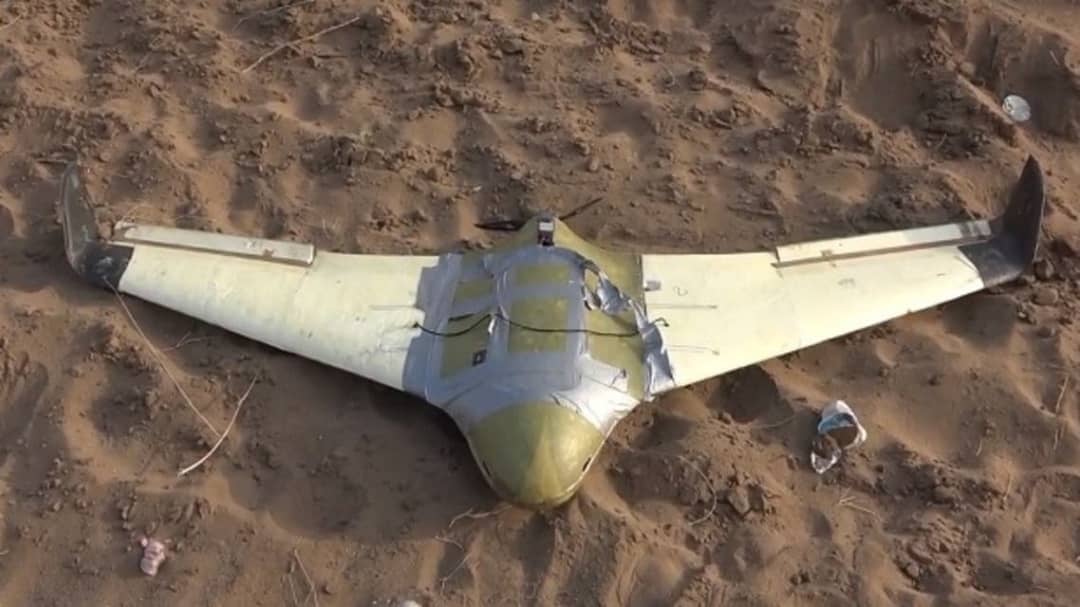 الجيش يسقط طائرة مسيرة حوثية غرب محافظة حجة