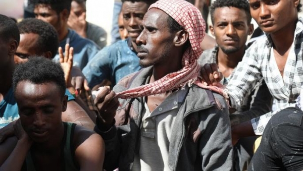 شرطة عدن توضح  الصدام الذي حدث بين المهاجرين الأفارقة