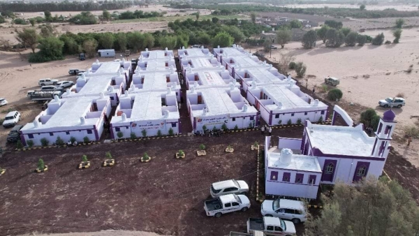 افتتاح 60 وحدة سكنية للنازحين في مأرب بتمويل كويتي