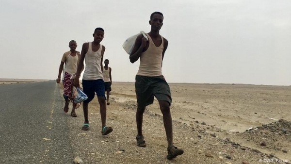 الهجرة الدولية: نسبة المهاجرين إلى اليمن انخفضت بشكل كبير خلال الشهر الماضي