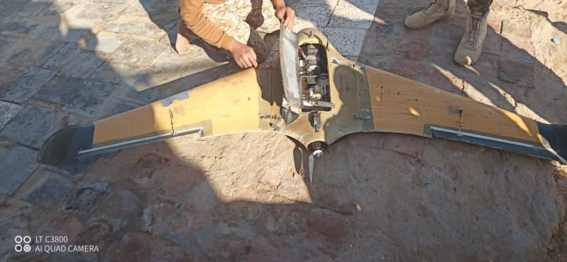 إسقاط طائرة مسيرة حوثية بنيران قوات  الجيش  شمال غرب الجوف