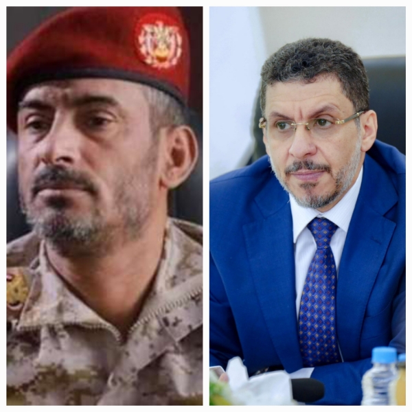 رئيس الوزراء في أول إتصال برئيس هيئة الأركان العامة ..انهاء معاناته اليمنيين لن تتحقق الا بانهاء الانقلاب واستعادة الدولة